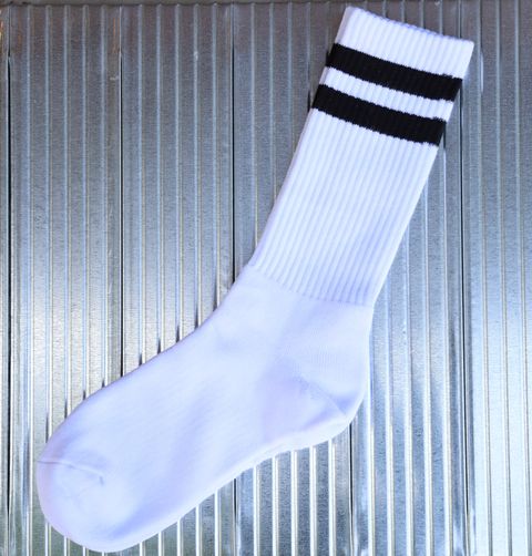 フレッシュサービスソックス 2-PACK LINE CREW SOCKS (BLACK)☆8月2日(土)再入荷！