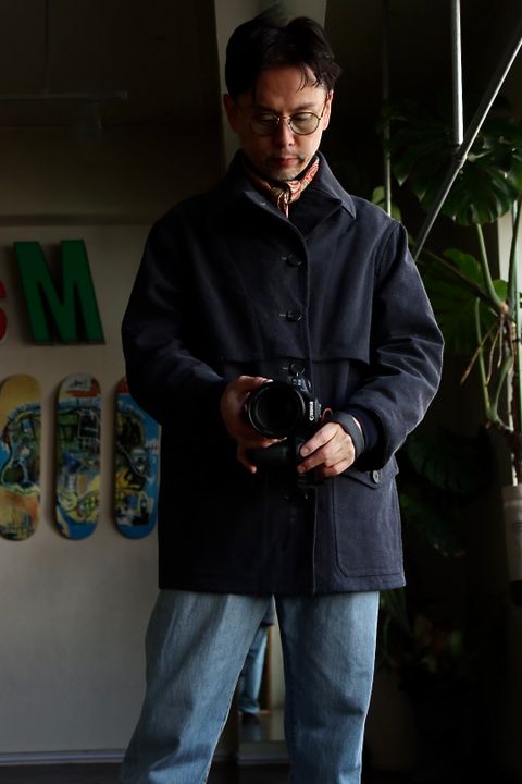 A.PRESSE US.ARMY Mackinaw Coatスタイル