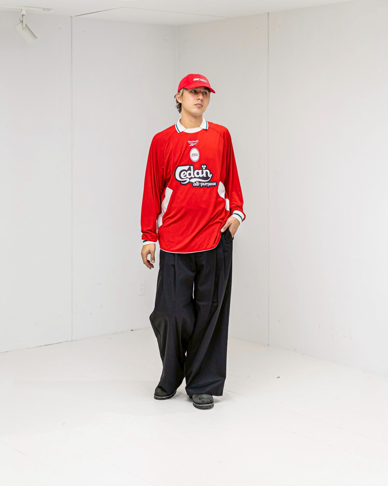 セダンオールパーパス SS26 Reebok /  L/S Game Shirt(SD26S-CT01)Red
