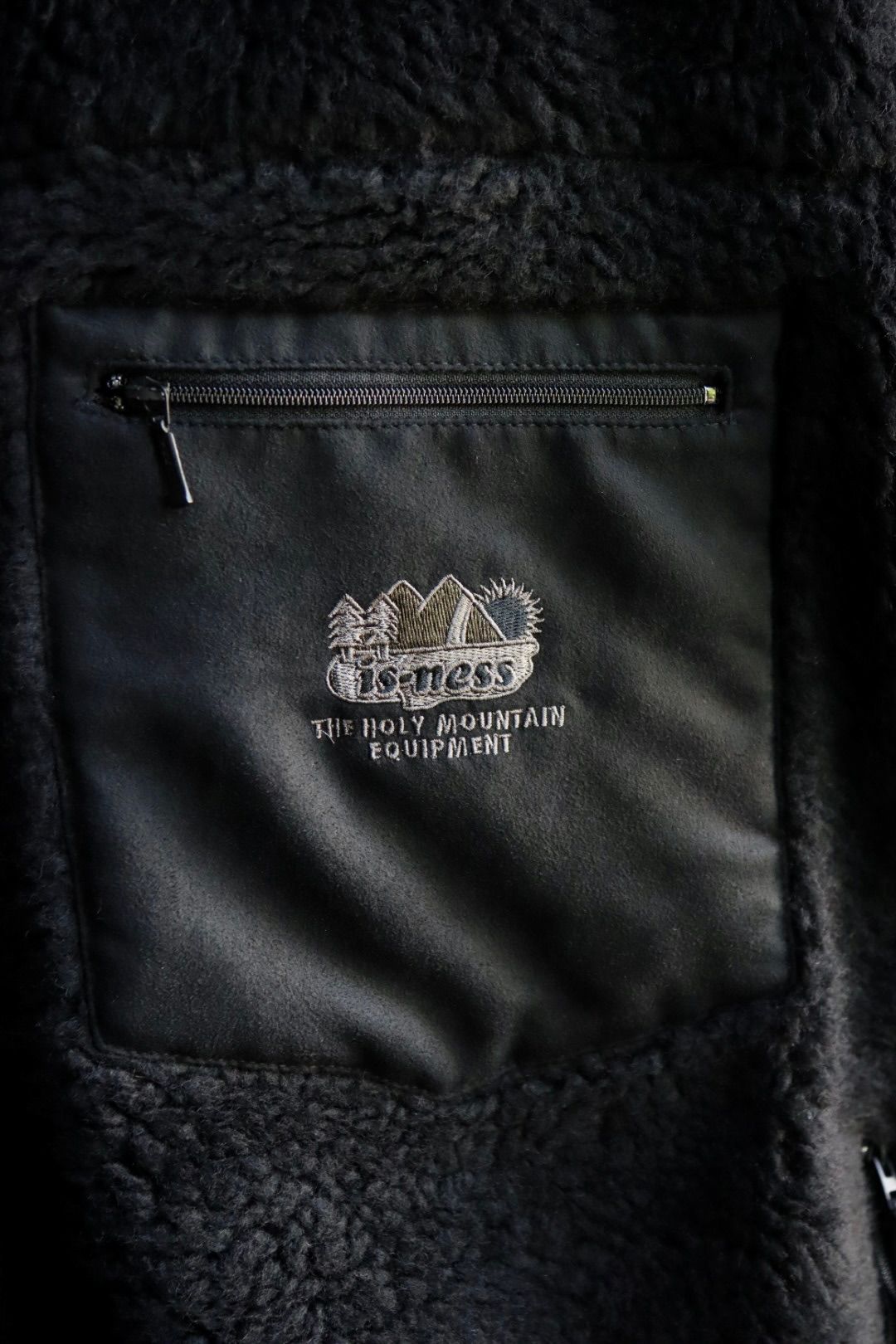 イズネス23AW THM FLEECE JACKET is-ness×Y(dot)BY NORDISK(1005AWFLEECEJK01)BLACK