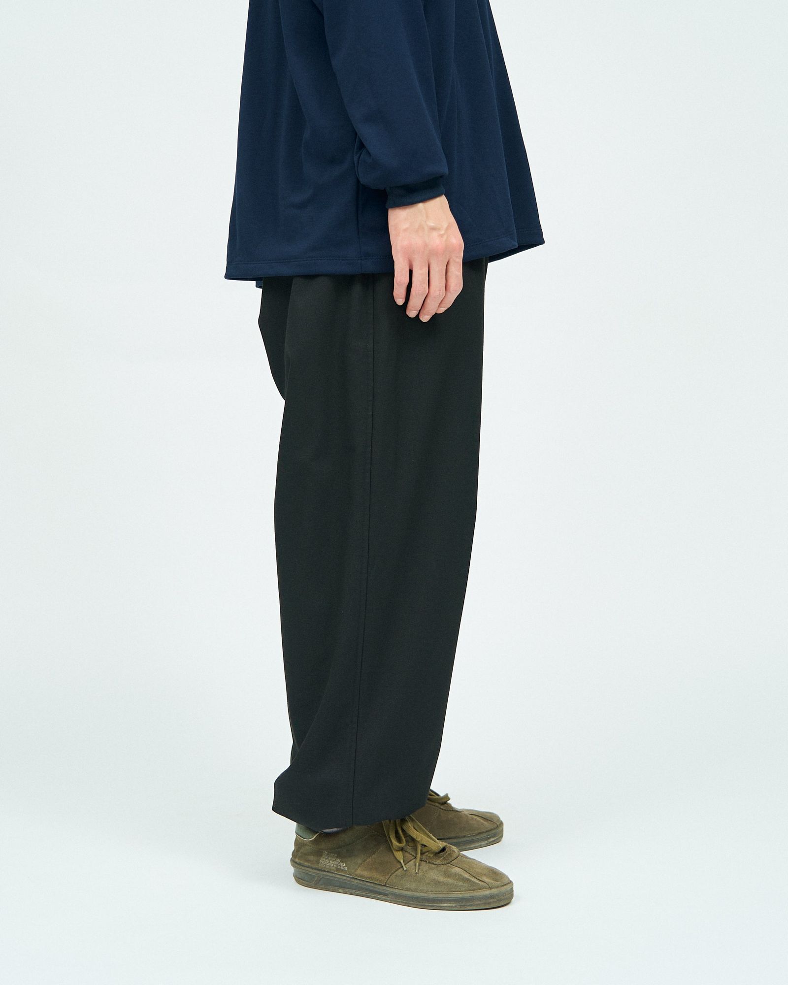フレッシュサービス WARM CLOTH TRACK PANTS w/Octa (FSC243-40175)BLACK