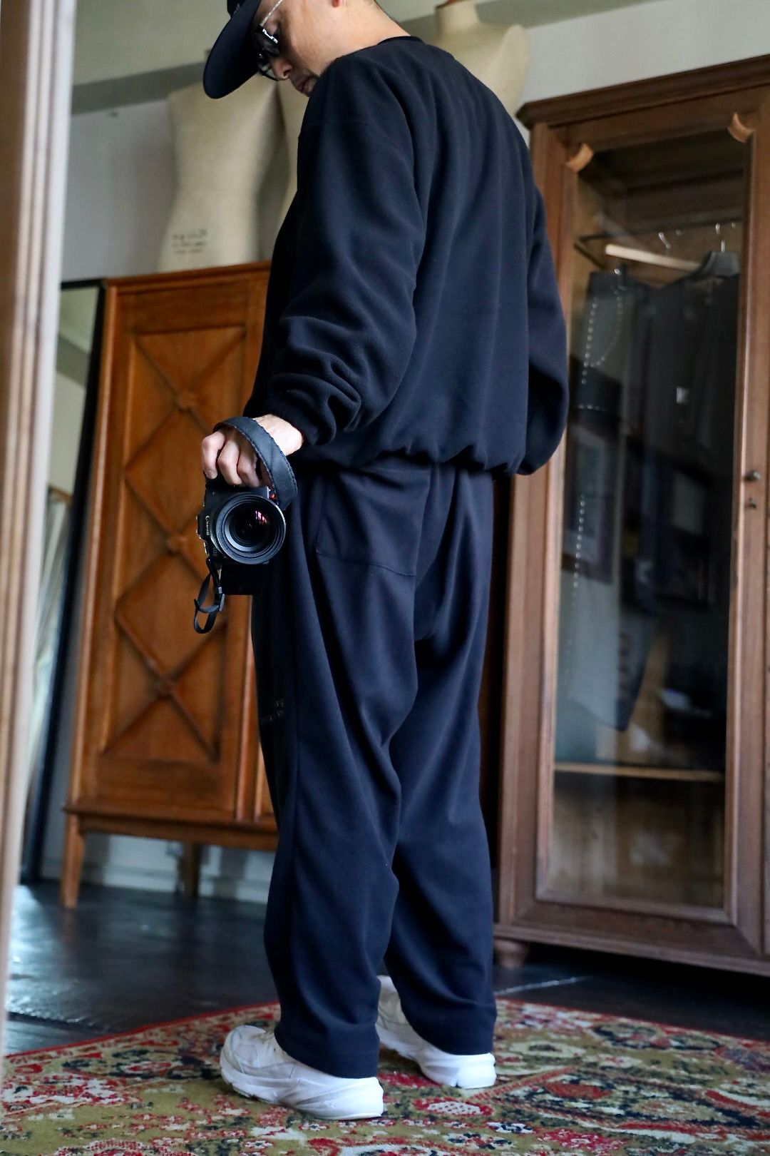 S.F.C 25FW SPOT エスエフシー FLEECE WIDE TAPERED EASY PANTS(SFCFW25P01SP)Black☆12月20日(土)発売！