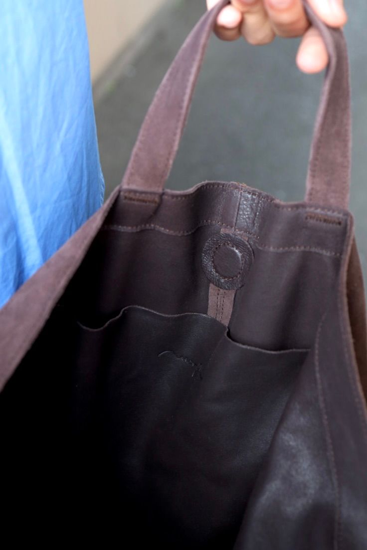 Morphee / モルフェトートバッグ MESSENGER OIL SUEDE(MSG-ODC)DARK CHOCO☆新作入荷！