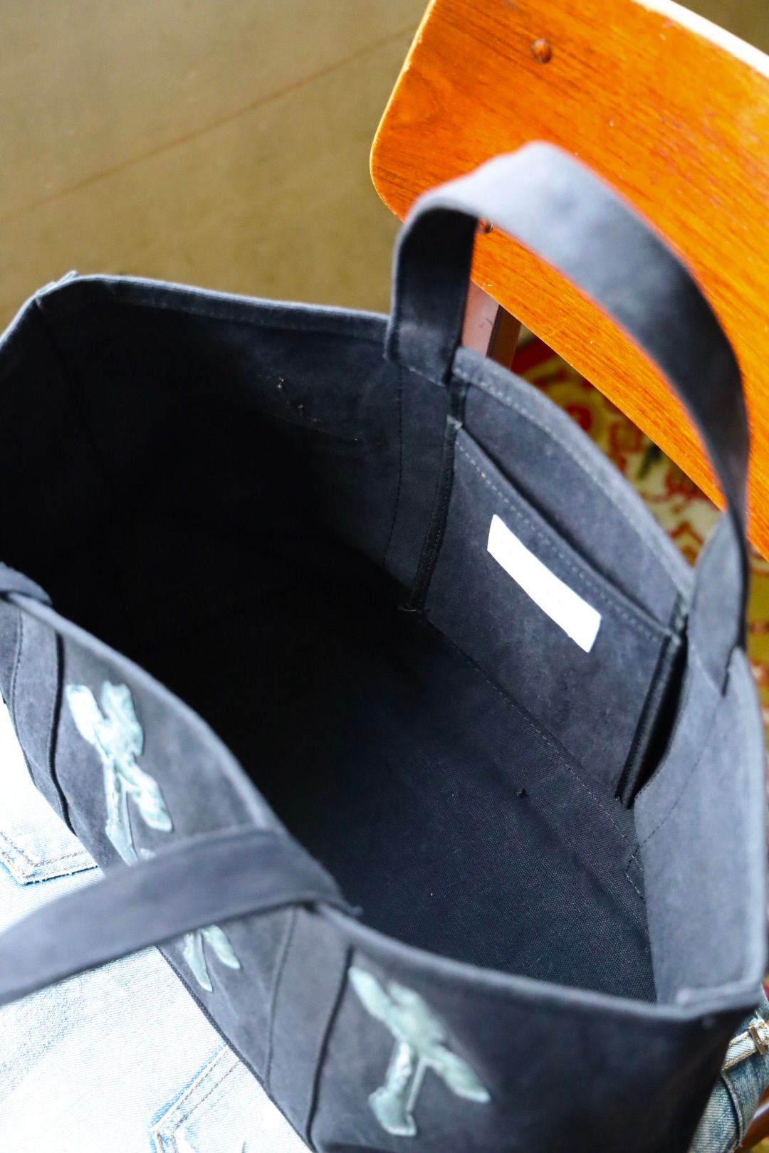 トーキングアバウト ジ アブストラクション 25AW CROSS TOTE BAG S (2526AW-AC-009)BLACK☆新作発売！