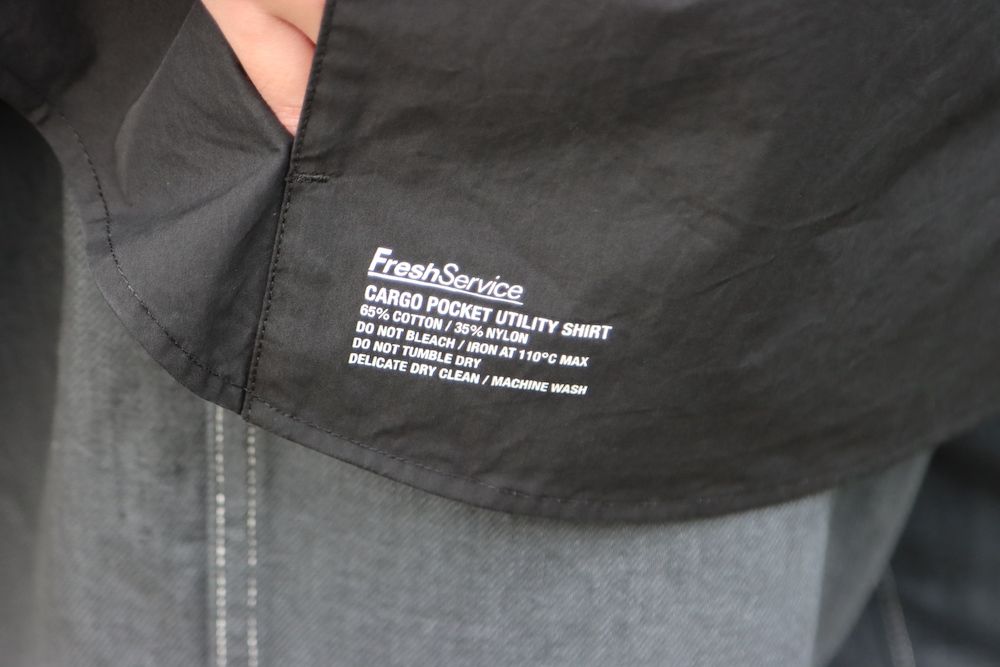 FreshService CARGO POCKET UTILITY SHIRT(FSW-22-SH_146) style. 2022.05.14.
