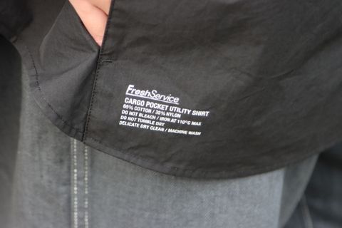 FreshService CARGO POCKET UTILITY SHIRT(FSW-22-SH_146) style. 2022.05.14.