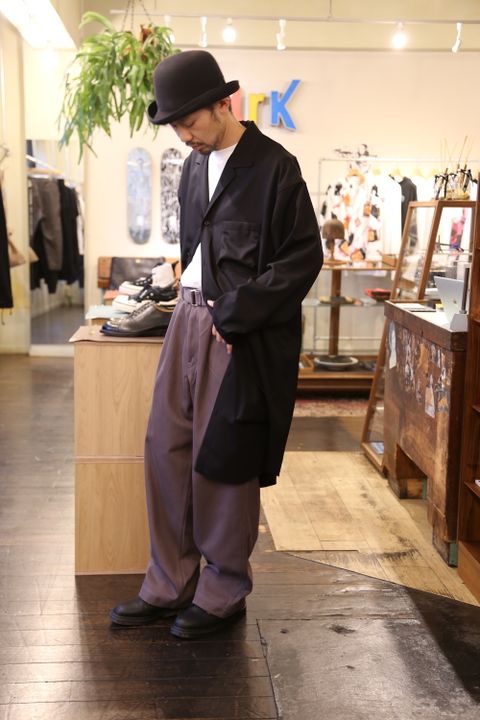 Graphpaper Hard Twill Belted Pants"GRAY"Style.2020.7.27.