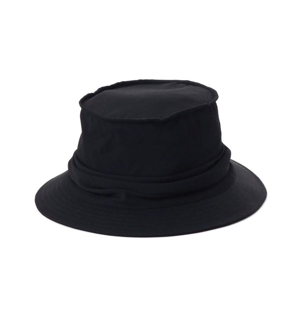 Yohji Yamamoto ギャバジンドレープハット (HK-H07-361)BLACK☆新作発売！