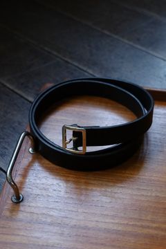 ショロジュエリーベルト Square Narrow Buckle Belt (XOBL003M/L)Black☆7月17日(木)発売！