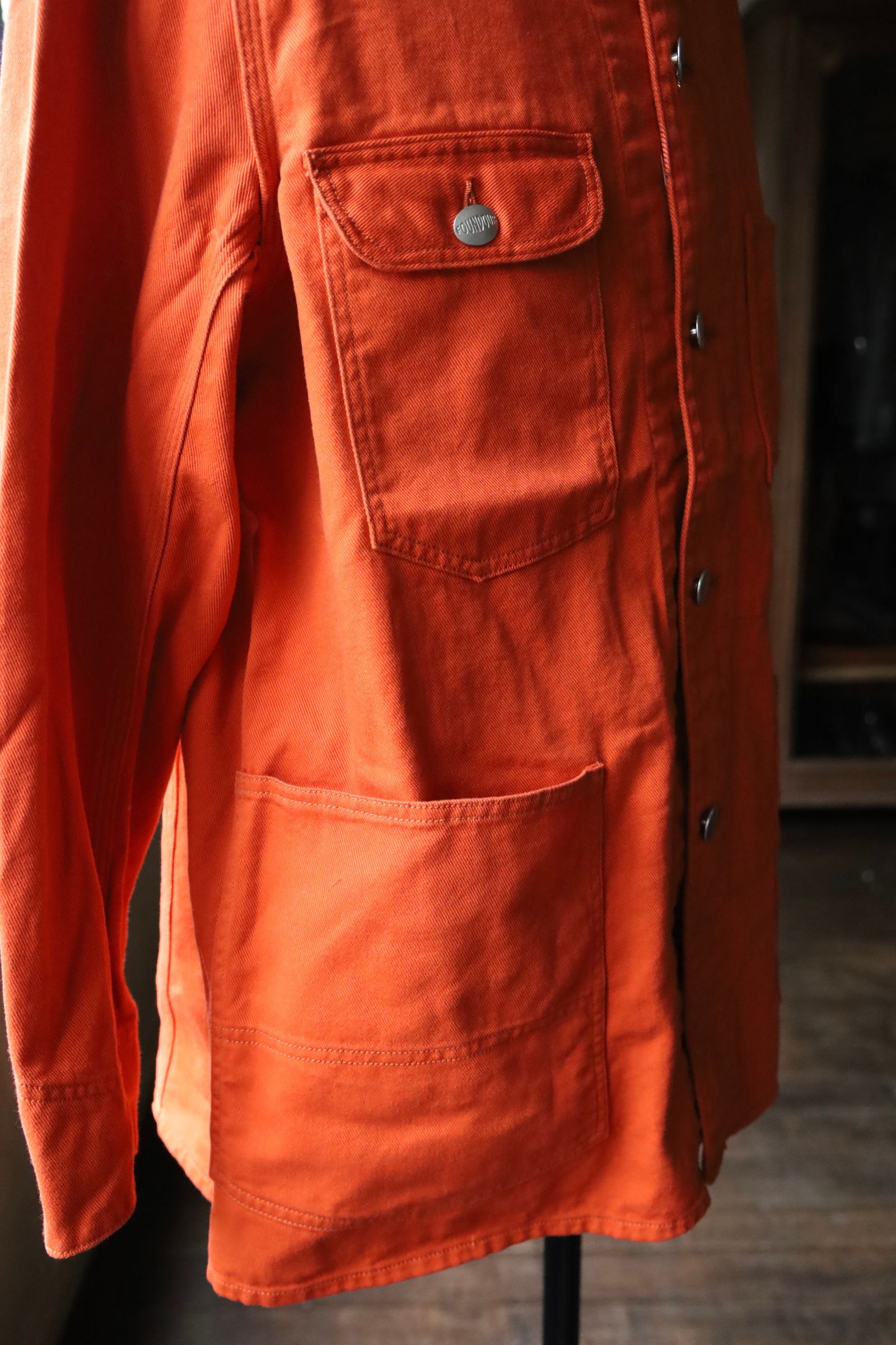 ファウンダ 25AW WORK JACKET (015FD252007)ORANGE