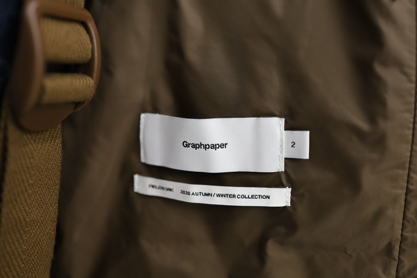 グラフペーパー PERTEX® QUANTUM AIR Bal Collar Down Coat(GM263-10280)BROWN☆9月26日(土)発売！