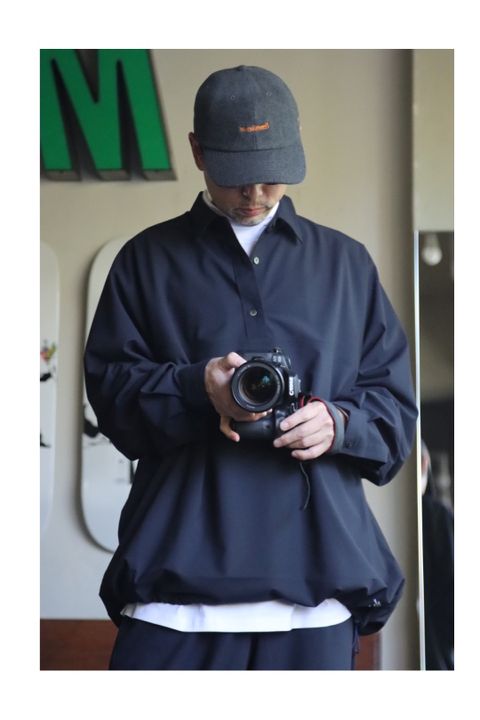 FreshService WOOLY CLOTH ANORAK SHIRTスタイル.2022.10.30.