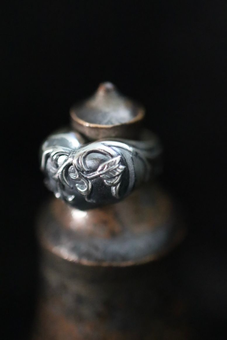Yohji Yamamoto 26SS SILVER950 HEART RING (HA-A82-920)SILVER★新作発売！