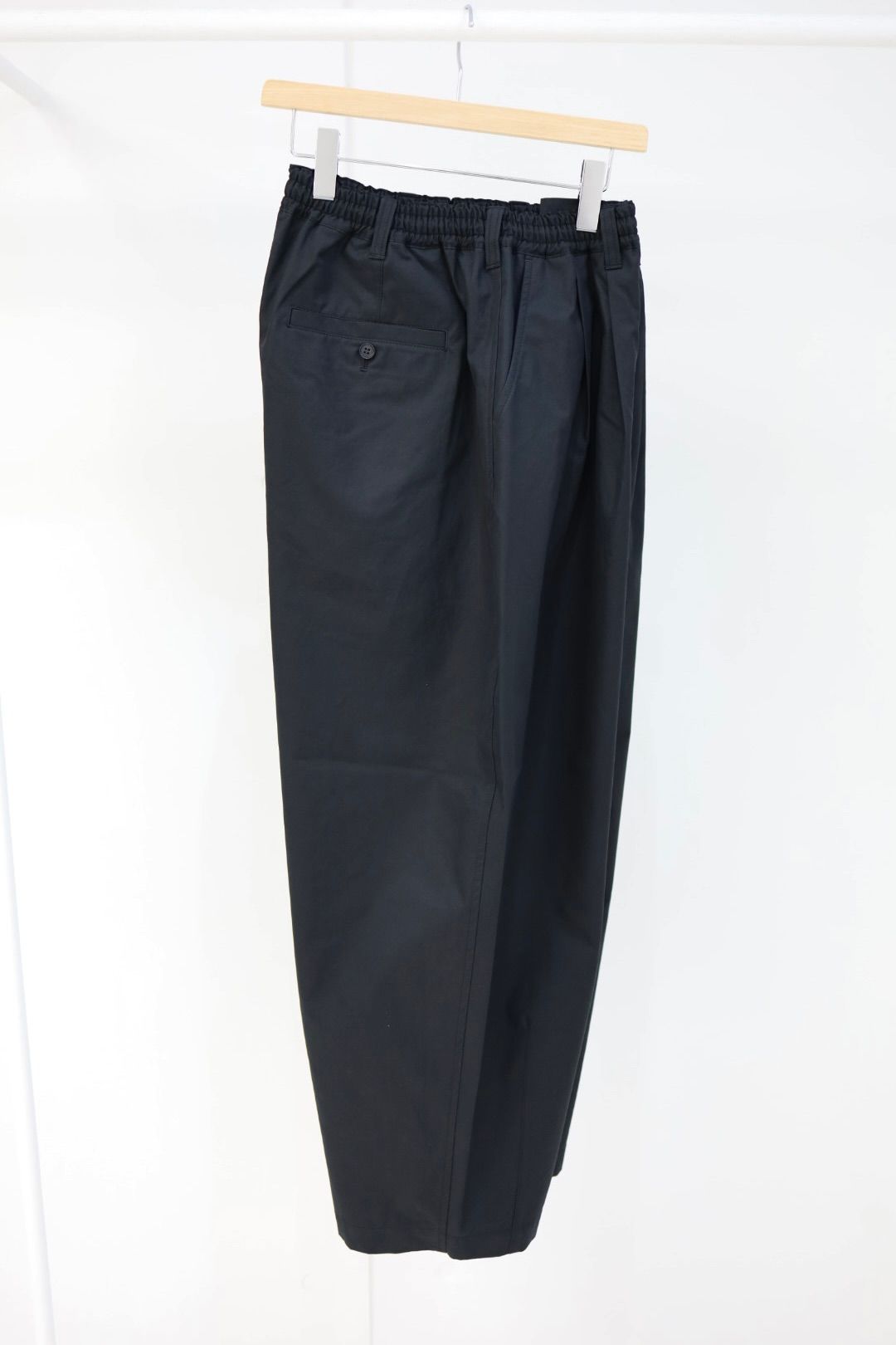 コムデギャルソンオム26SS 綿ツイル微起毛パンツ(HQ-P006-051)BLACK☆2月6日(金)発売！