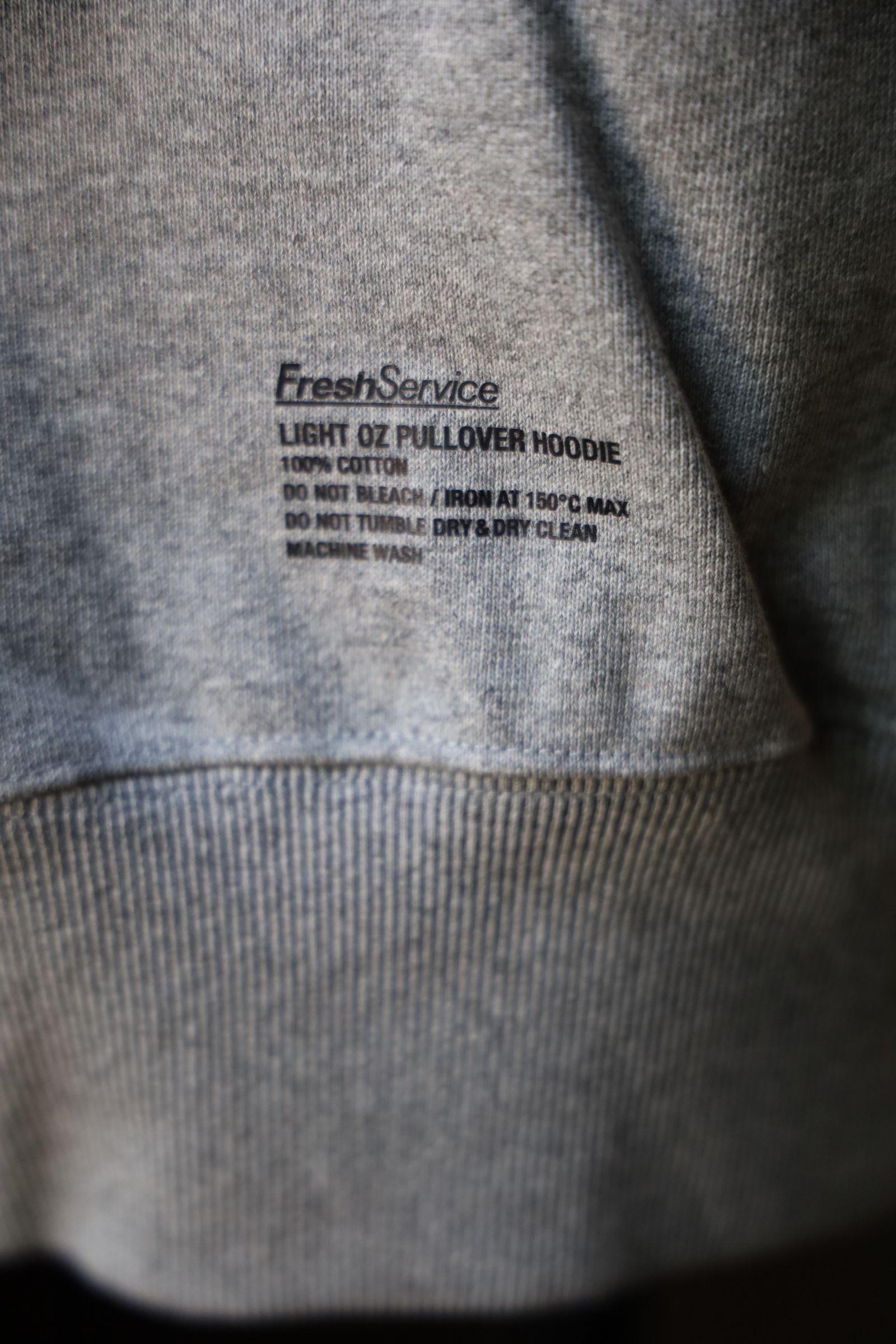 フレッシュサービス LIGHT OZ PULLOVER HOODIE (FSC253-70102B)H.GRAY☆9月6日(土)発売！