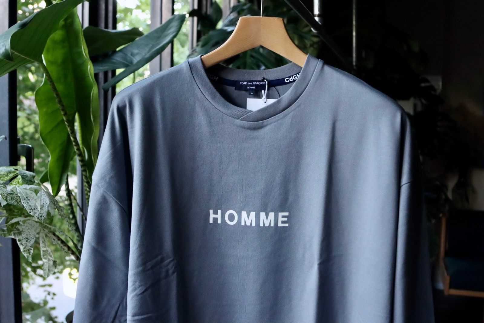 COMME des GARCONS HOMME - コムデギャルソンオム23AW 綿天竺ロゴ