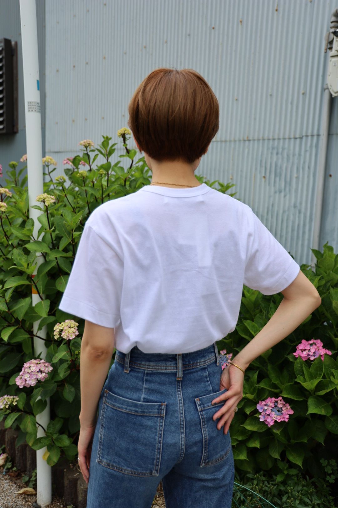 PLAYプレイコムデギャルソン RED EMBLEM Tシャツ(GREEN)