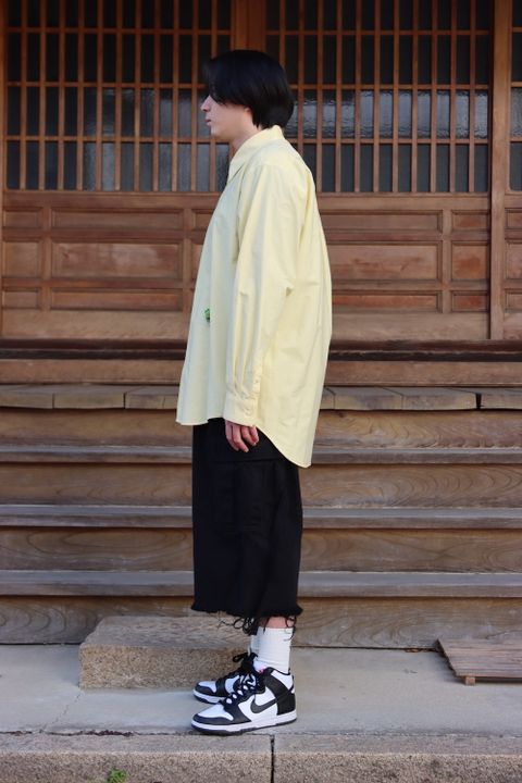 doublet VEGETABLE DYED SHIRT(22SS21SH104) style.2022.1.15.