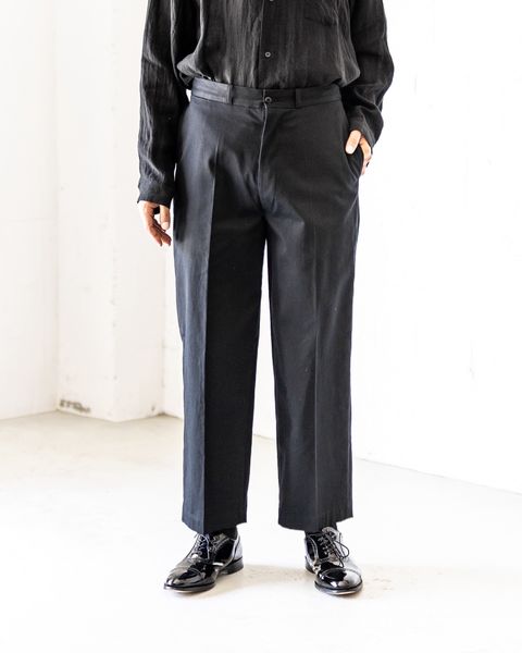 ブラームスルーツストック 25FW 2046D Chino Pants(bROOTS24F20F25)Black