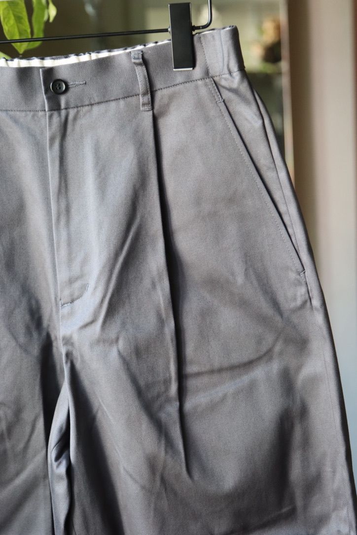 グラフペーパー  25AW Westpoint Chino Wide Straight Trousers(GM253-40150B)C.GRAY☆8月16日(土)発売！