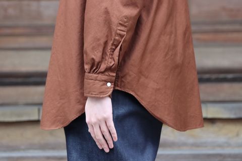 A.PRESSE BD Oxford Shirt(22SAP-02-05H)BROWN style