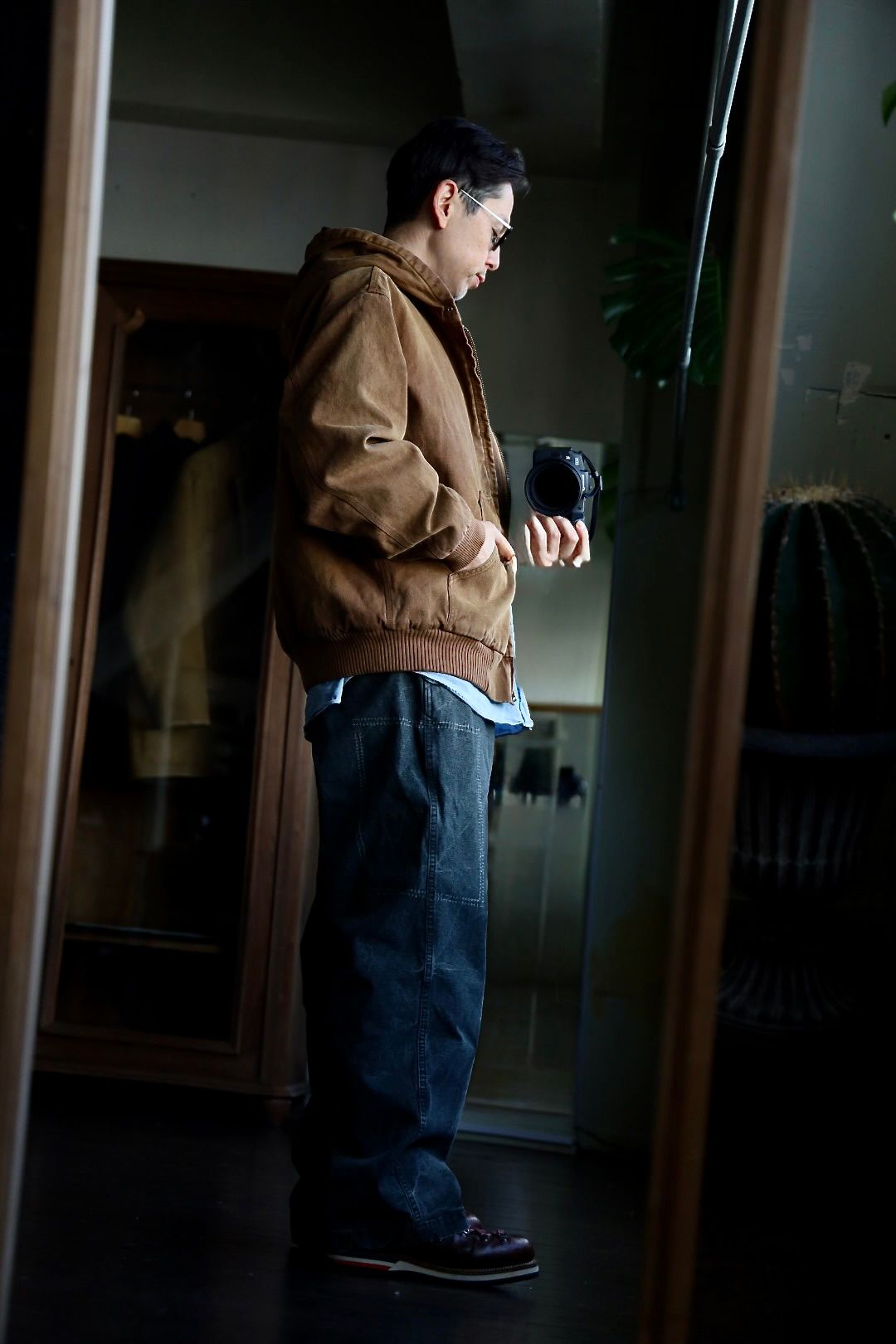 アプレッセ Silk Linen Hooded Parka(25SAP-01-14H)BROWN☆1月11日(土)発売！