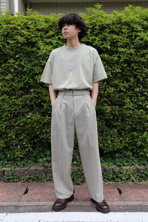 YOKE SIDE OPEN COUBLE-BREASTED JACKET(YK21SS0193J) style. 2021.04.23.