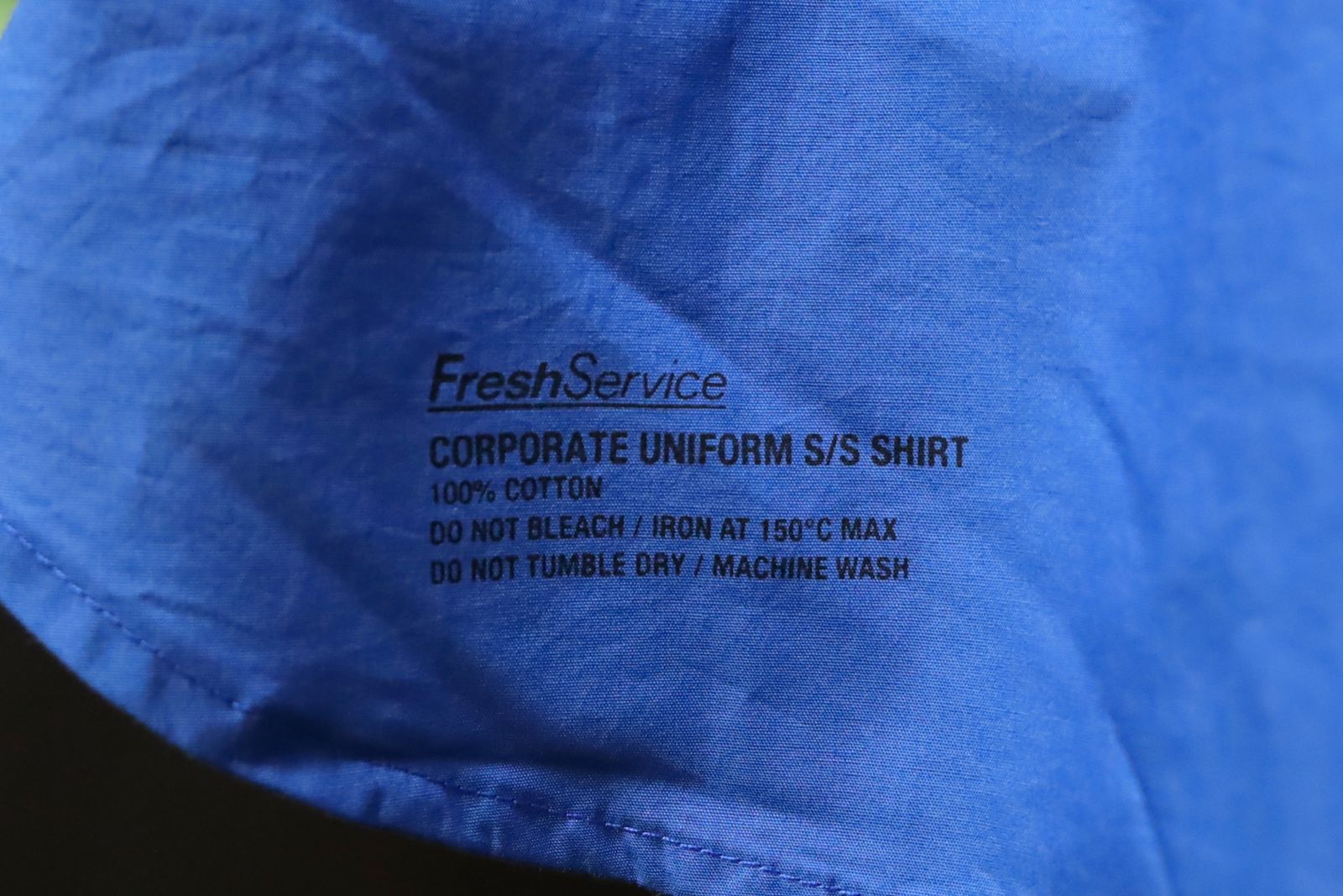 フレッシュサービス CORPORATE UNIFORM S/S SHIRT(BLUE)