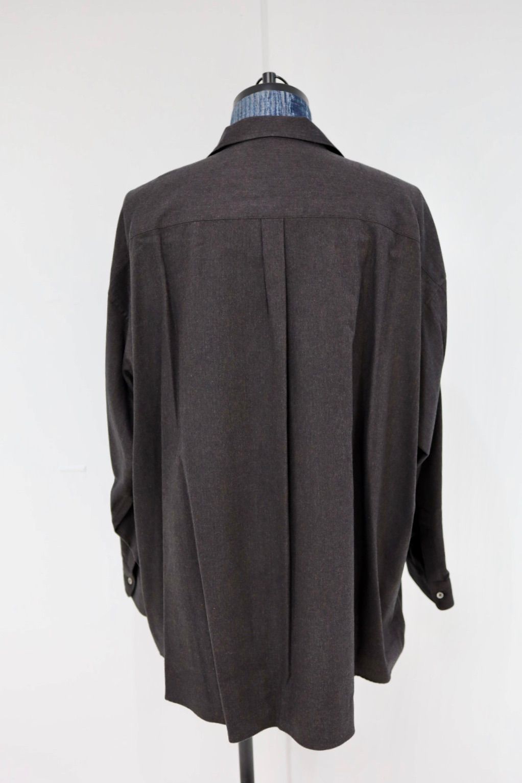 グラフペーパー 25AW SIDOGRAS Cotton Herringbone Flannel Sleeping Shirt(GM254-50044)BLACK☆10月25日(土)発売！