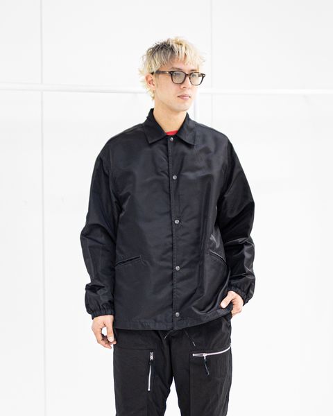 ブラームス 26SS Washed Nylon Coach Jacket(bROOTS26S8)Black☆12月26日(金)新作発売！