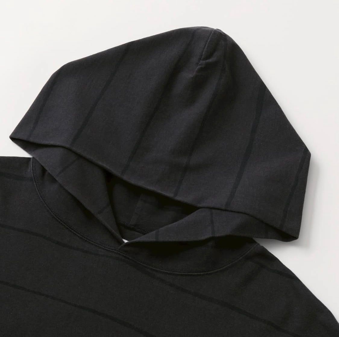 S.F.C 25FW エスエフシー SIDE STRIPE HOODY LS TEE (DISCHARGED) (SFCFW25CS07)Navy☆10月25日(土)発売！