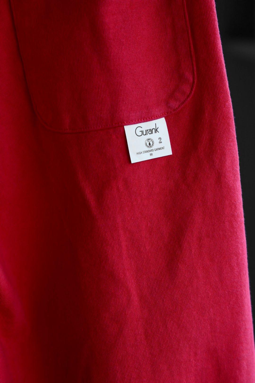 Gurank 25FW Loop wheel HT pants (2560S)RED☆新作発売！