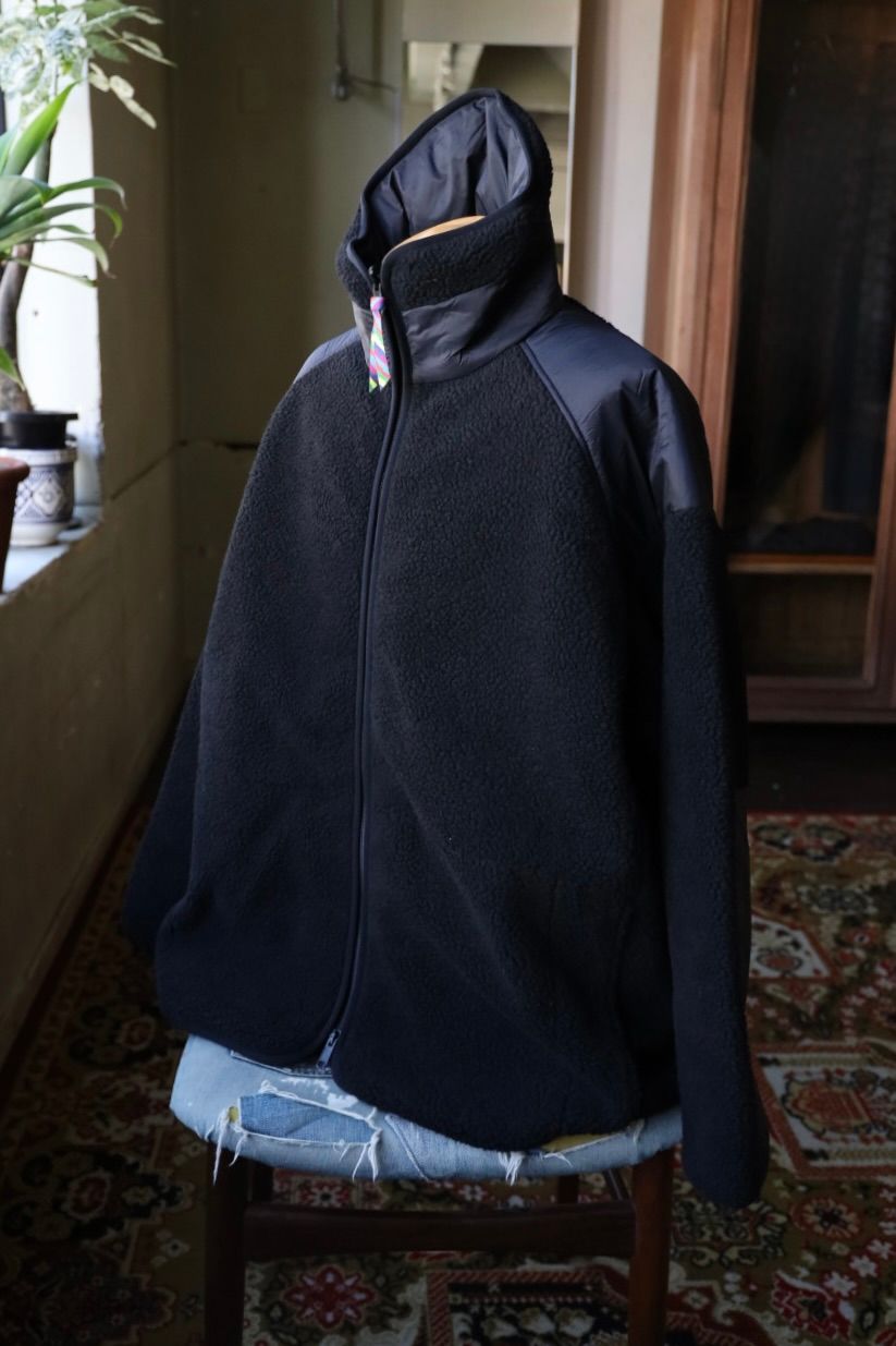 イズネス 25AW REVERSIBLE FLEECE DOWN JACKET is-ness×TAION (25AW_34_1007AWDOWNJK01)BLACK☆新作発売！