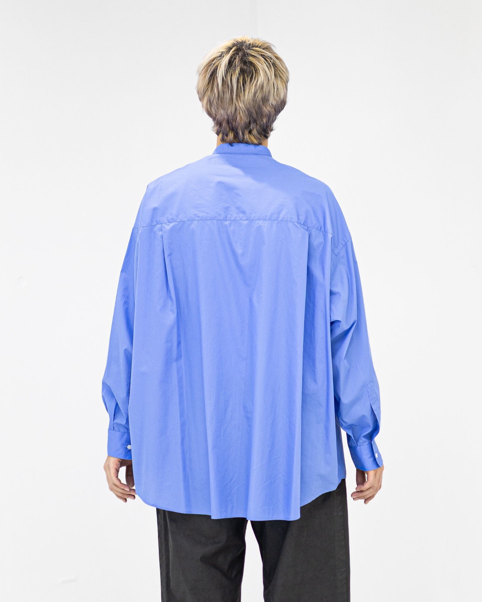 グラフペーパー Broad L/S Oversized Band Collar Shirt 2月14日(土)新作発売！