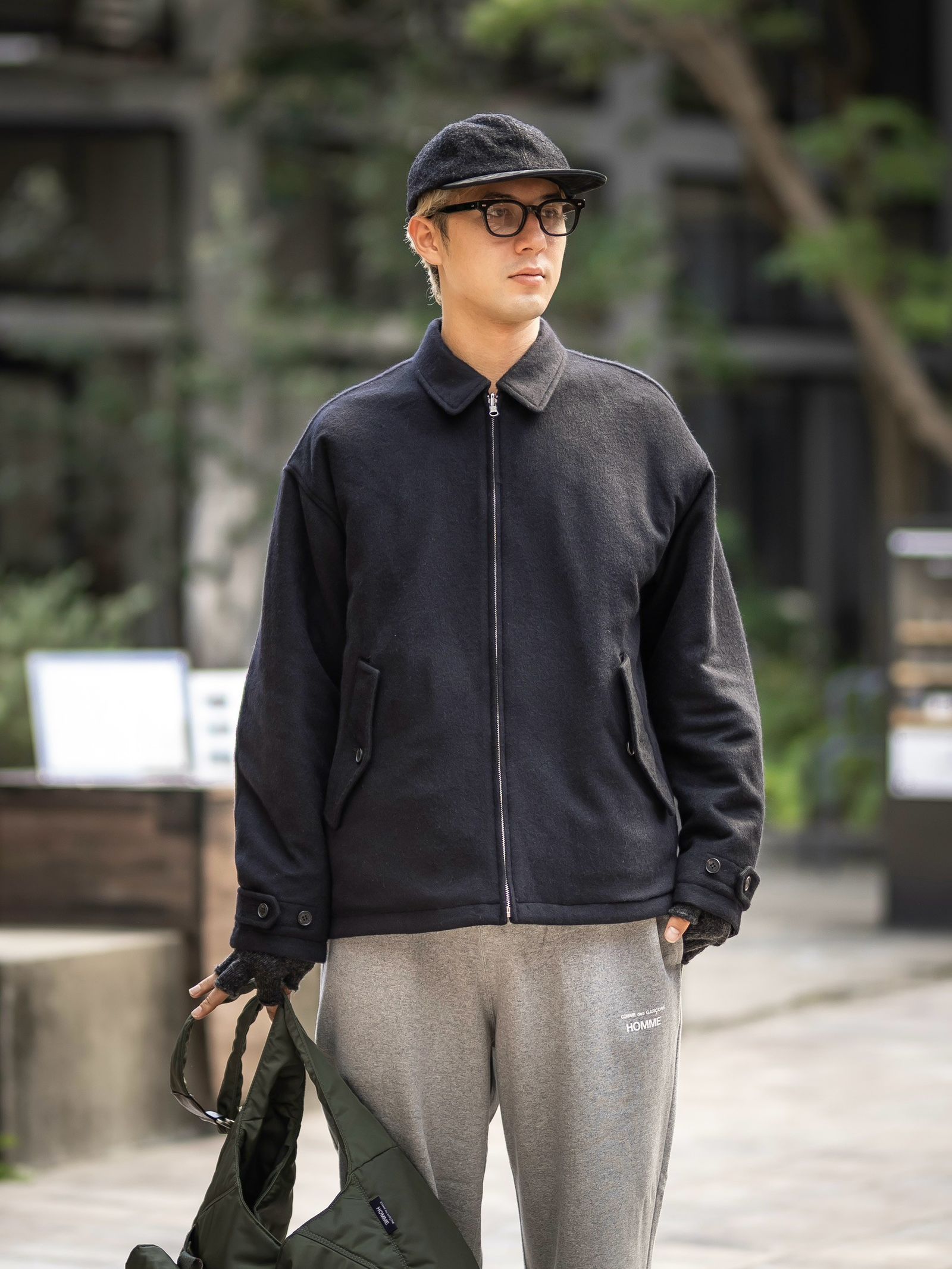 COMME des GARCONS HOMME リバーシブルキルティングジャケット