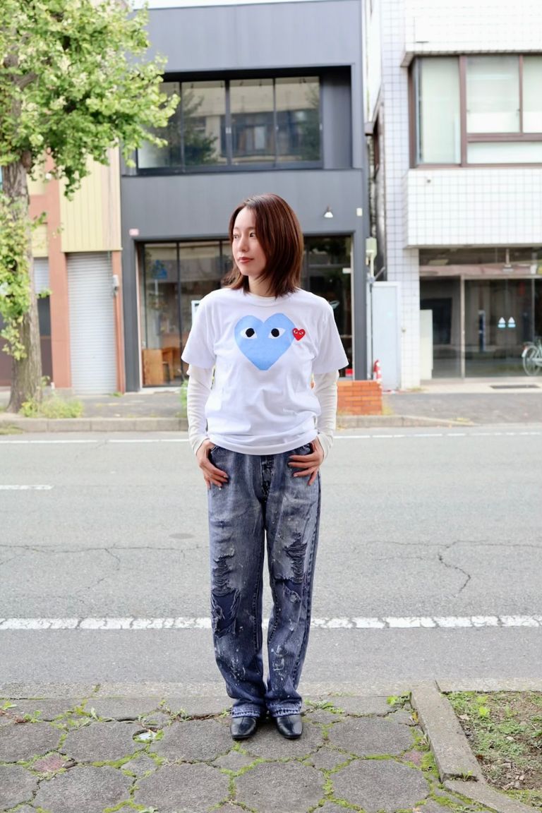 PLAY COMME des GARCONS RED EMBLEM Tシャツstyle.2025.11.3