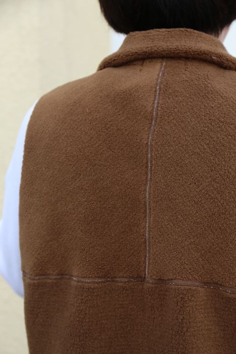 Graphpaper 新作Wool Boa Zip-Up Vest style.2020.9.27.