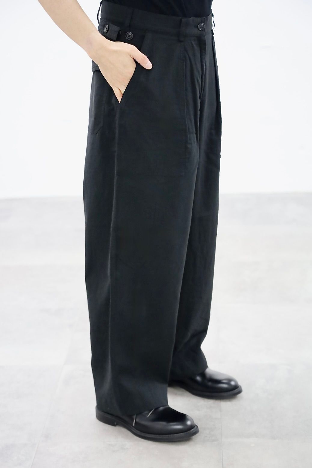 マーカ 26SS  U.S AIR FORCE BAKER PANTS(M26A16PT02C)BLACK☆新作発売！