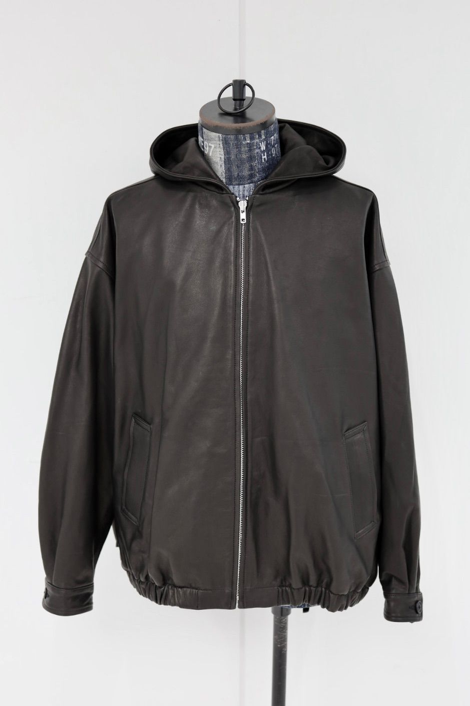 S.F.C 25FW エスエフシー LEATHER HOODIE JACKET(SFCFW25J01)Black★11月22日(土)発売！