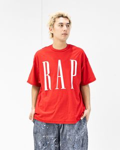 イズネスミュージック 26SS RAP T-SHIRTS(ISNESS MUSIC×DJ SHOTA)(IMP7_15_RAPT01)RED☆新作発売！