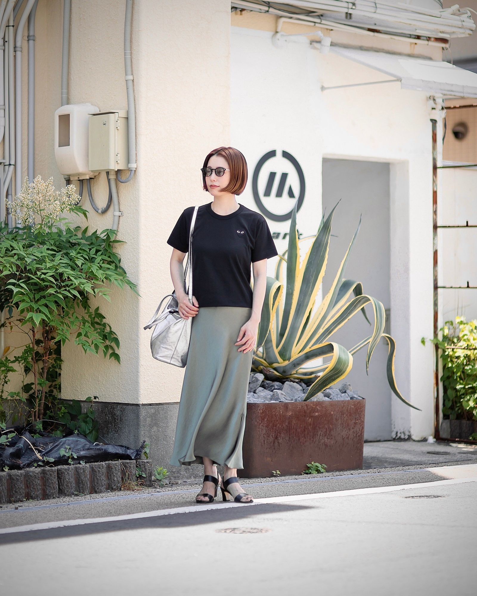 Morphee / モルフェ 3WAY MIDIUM TOTE(LONG)SILVER☆再入荷しました！