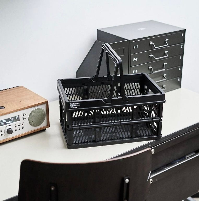 FreshService FOLDING MESH BASKET(FSP251-99072B) BLACK☆