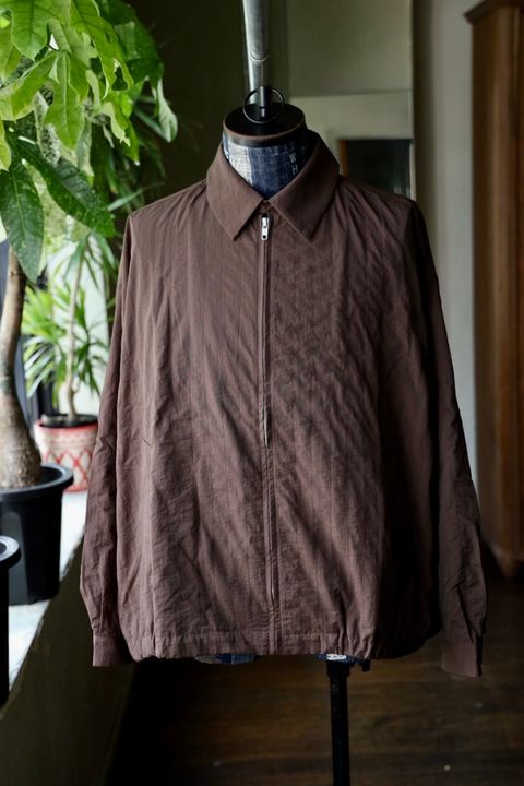 S.F.C 25FW エスエフシー STITCHED NYLON SWING TOP(SFCFW25J04)D.Brown☆9月20日(土)発売！