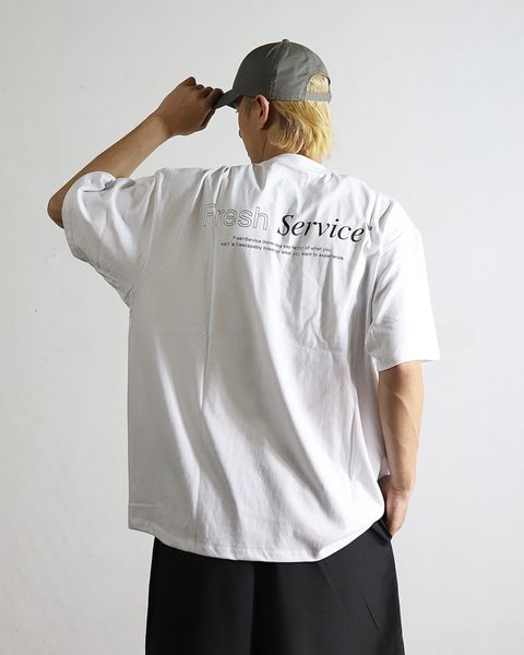 FreshService CORPORATE PRINTED S/S TEE(BLACK)style 2024.4.26