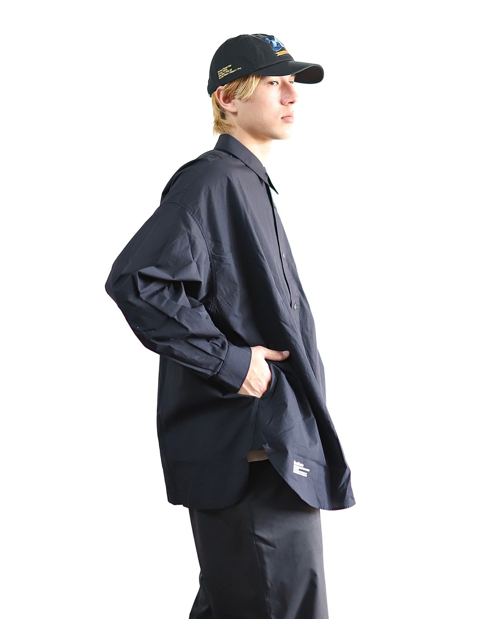FreshService 24SS CORPORATE UNIFORM L/S SHIRT(BLACK) style 2024.3.8