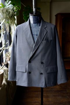フレッシュサービス WOOLY CLOTH DOUBLE JACKET(FSC251-20106)GRAY