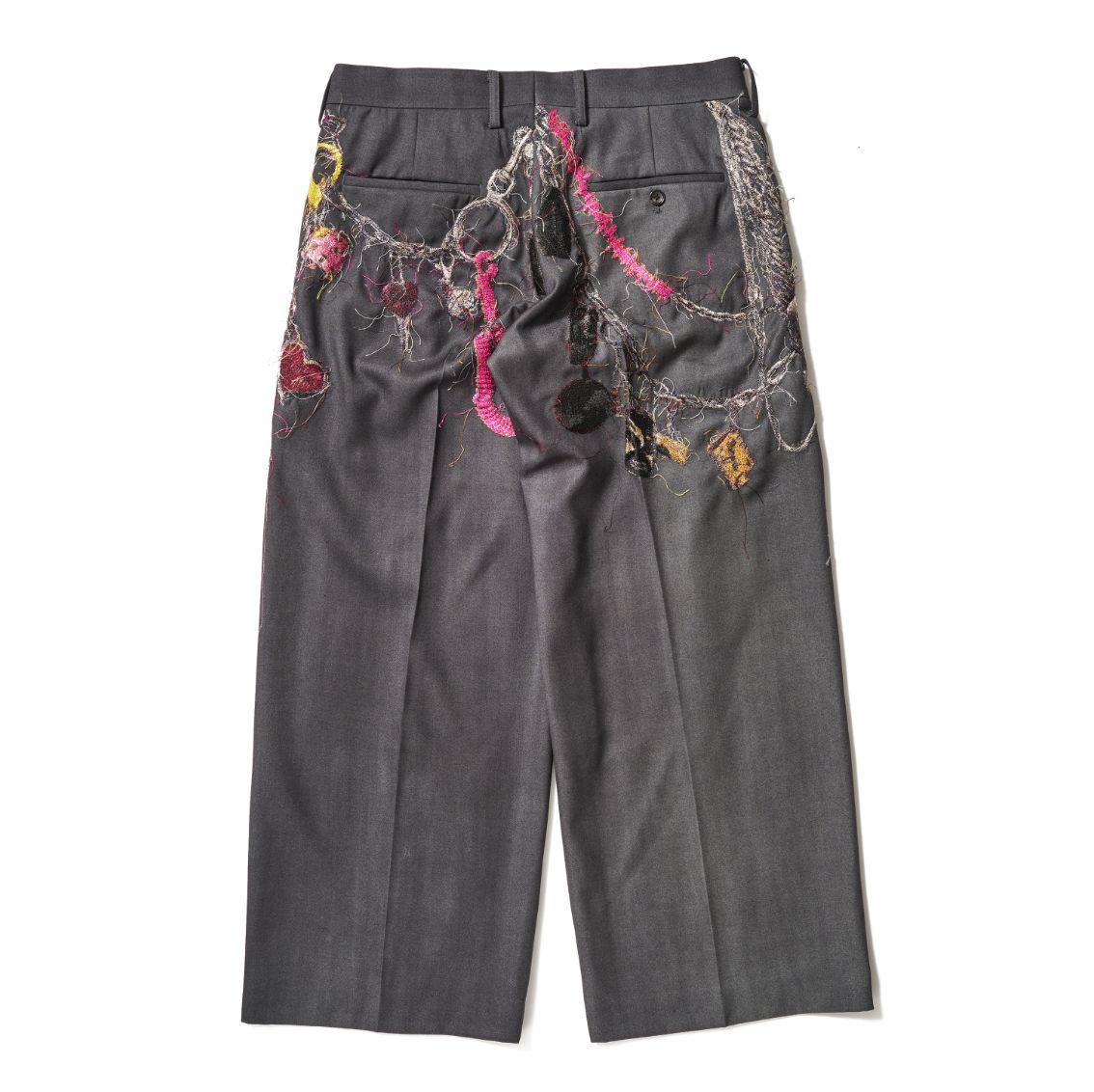 doublet 25AW  EMBROIDERED CHAIN TAILORED TROUSERS (25AW16PT320) CHACORL☆8月9日(土)発売！