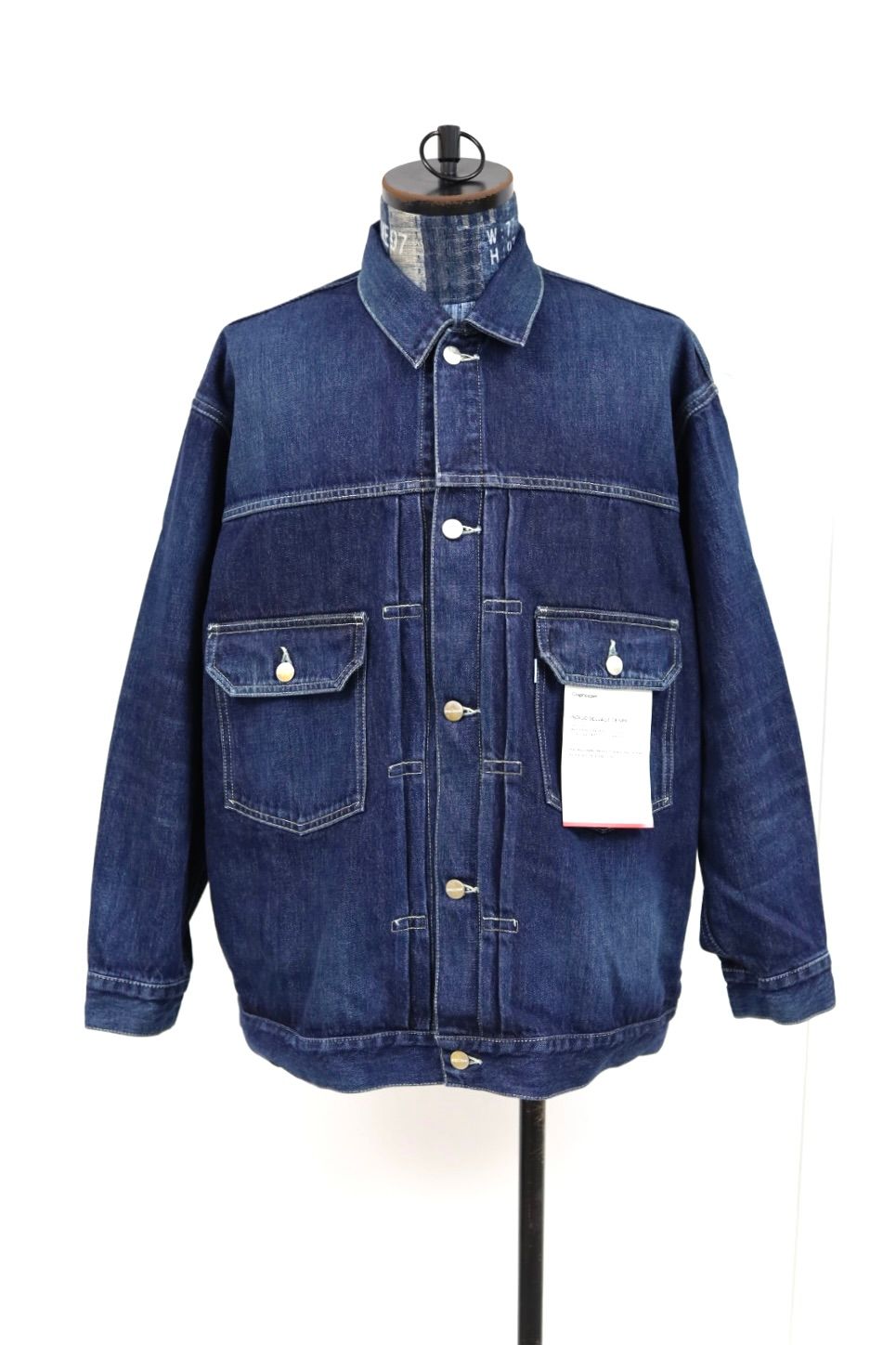 グラフペーパー  Selvage Denim Jacket(GU261-20054DB)INDIGO_DARK FADE★1月24日(土)発売！