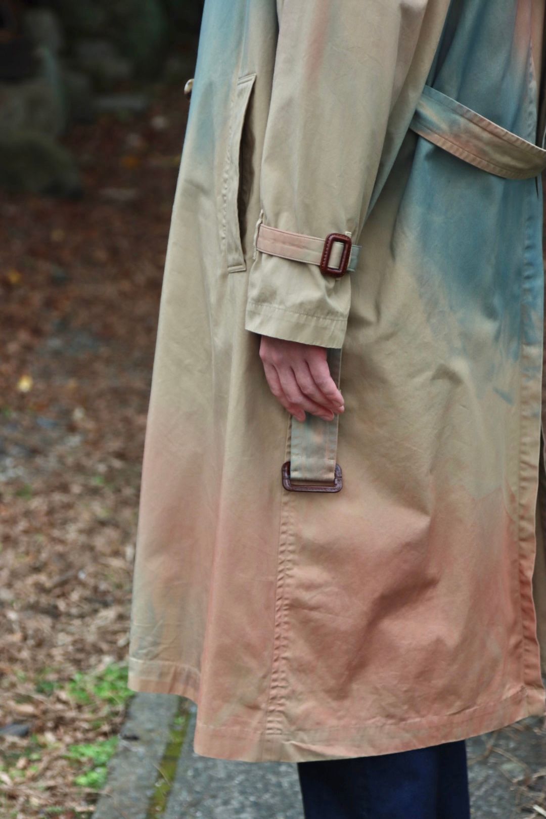 YOKE 新作SPRAY PRINTED TRENCH COAT style.2022.1.22 | 3131 | mark