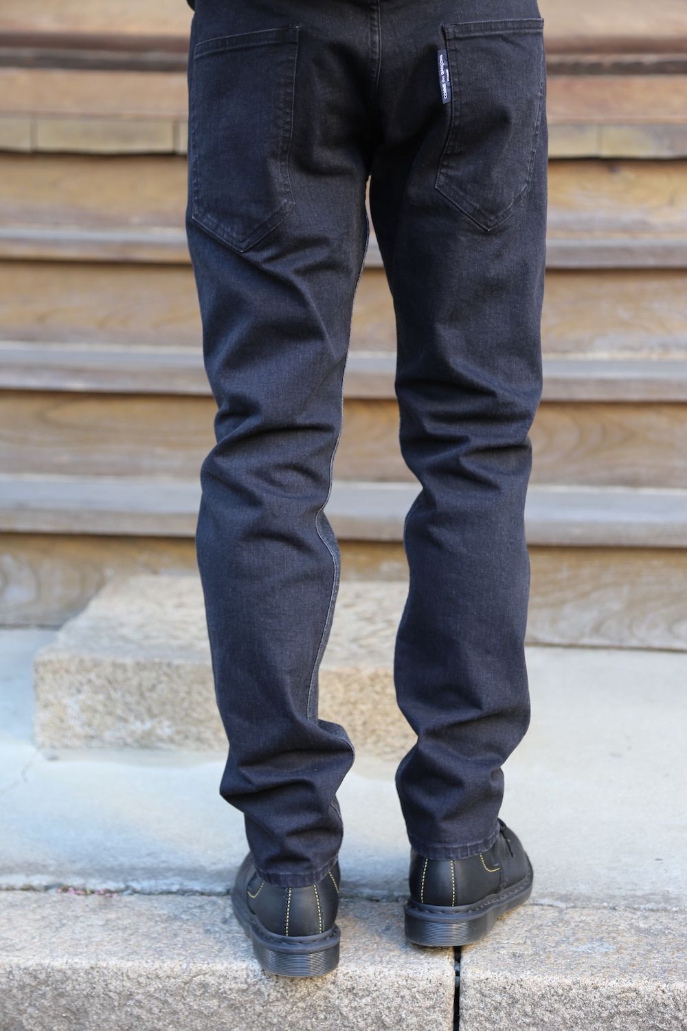 COMME des GARCONS HOMME 綿ナイロンウェザーフーデッドコート